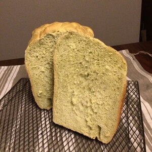 ホームベーカリー♪青汁食パン